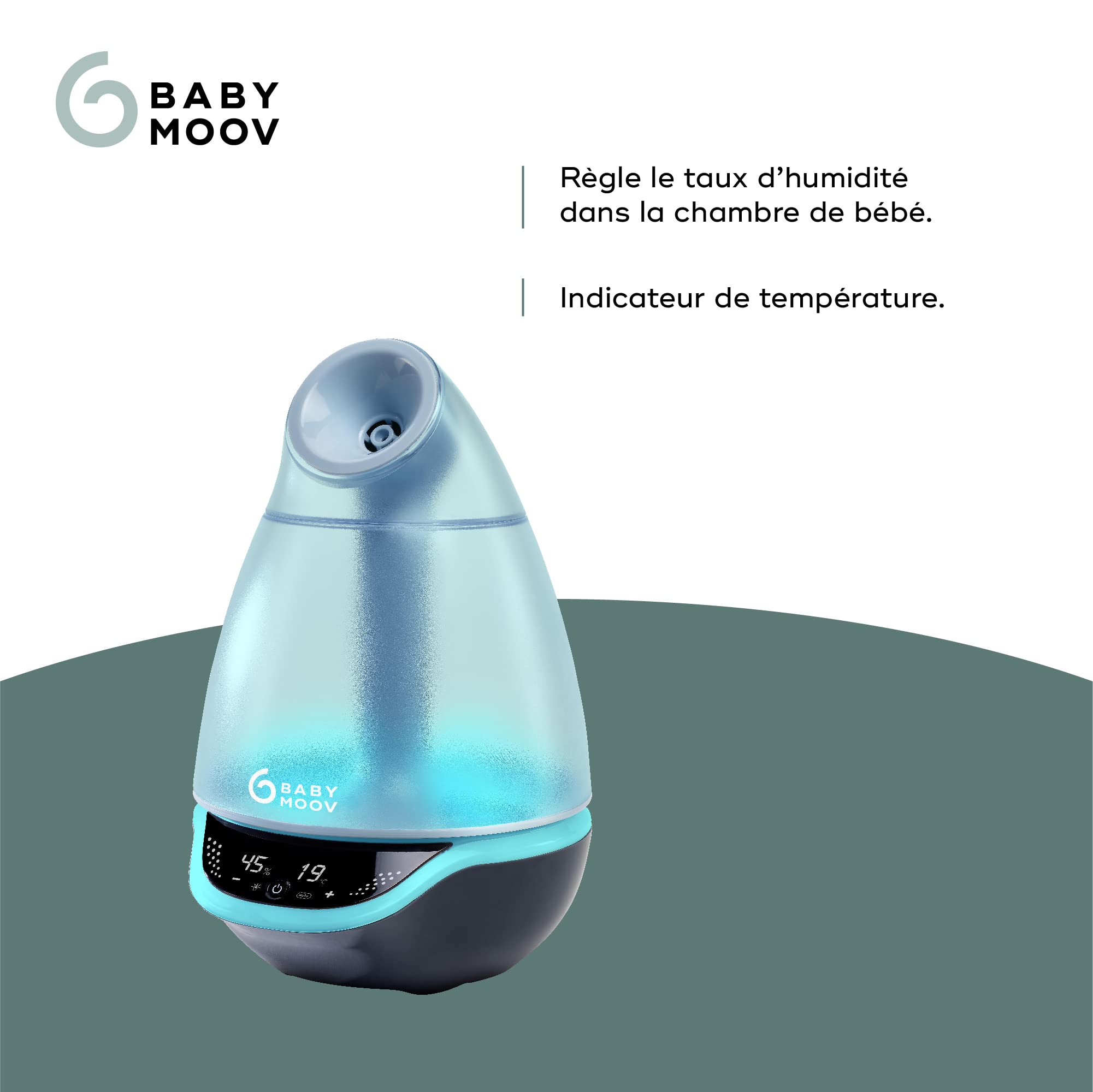 Babymoov YOO Hygro(+) humidificateur bébé vapeur froide 2,5 L