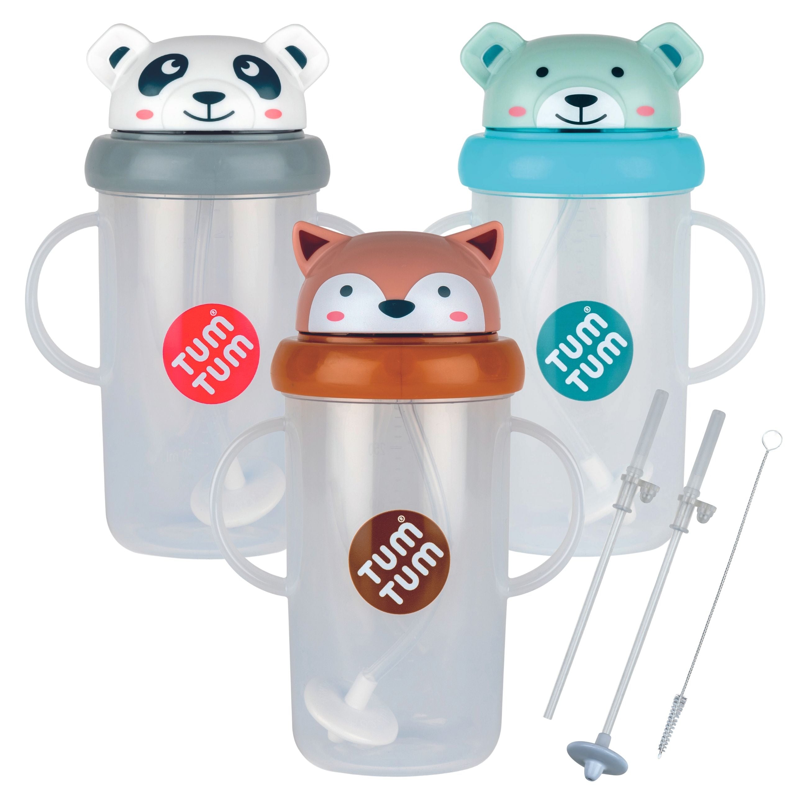 Tum Tum Cups Tall Tippy Up Cups 300ml Series 3 Bundle C gobelet paille