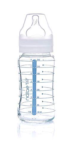 Natae Biberons coffret de 3 biberons en verre col large
