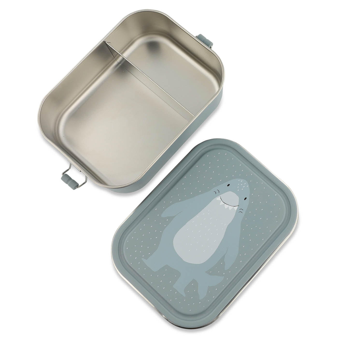 Trixie Baby Boîtes à goûter et boîtes repas Mr. Shark grande boîte repas inox