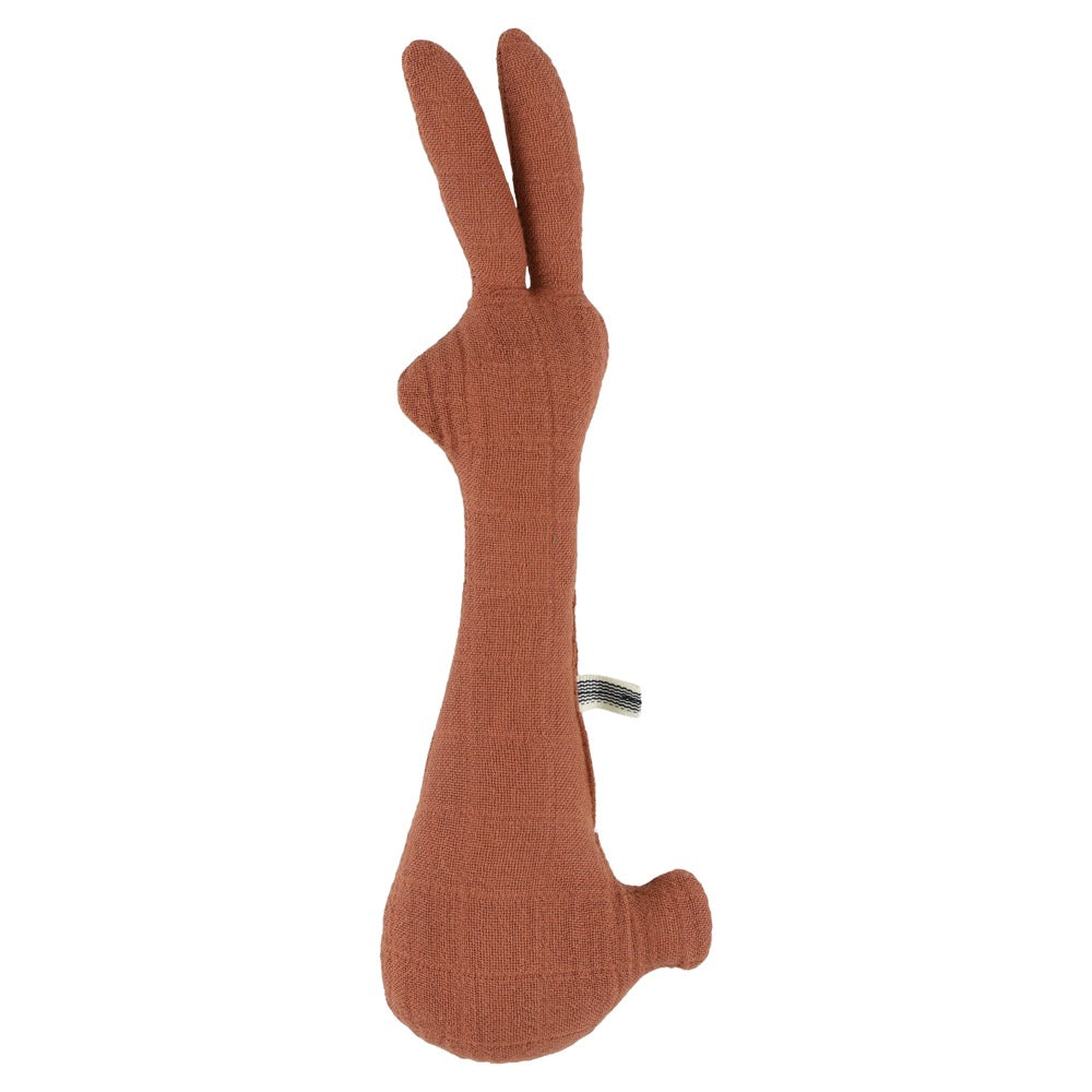 Trixie Baby Premiers jouets Hochet Lapin Bliss Rust