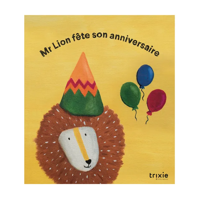 Trixie Baby Jeux, puzzles & livres Livre de conte Le Lion fête son anniversaire FR