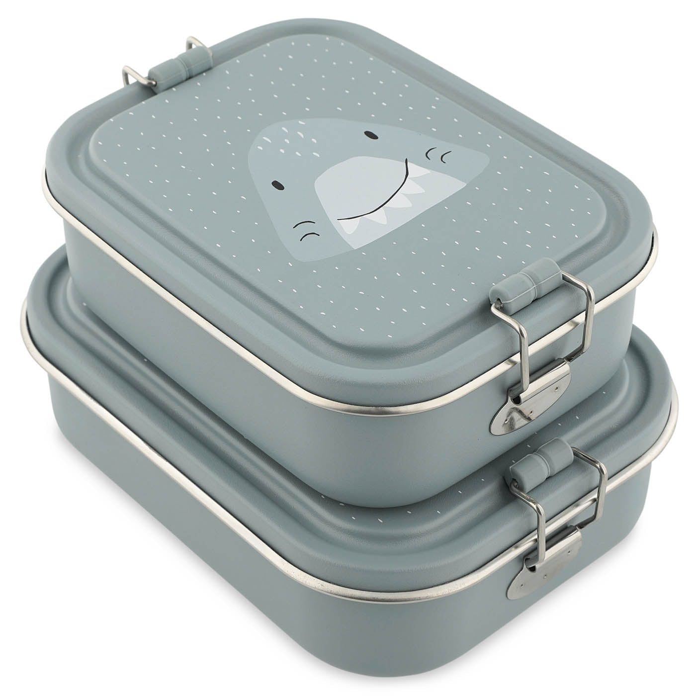 Trixie Baby Boîtes à goûter et boîtes repas Boîte repas petite Mr. Shark inox