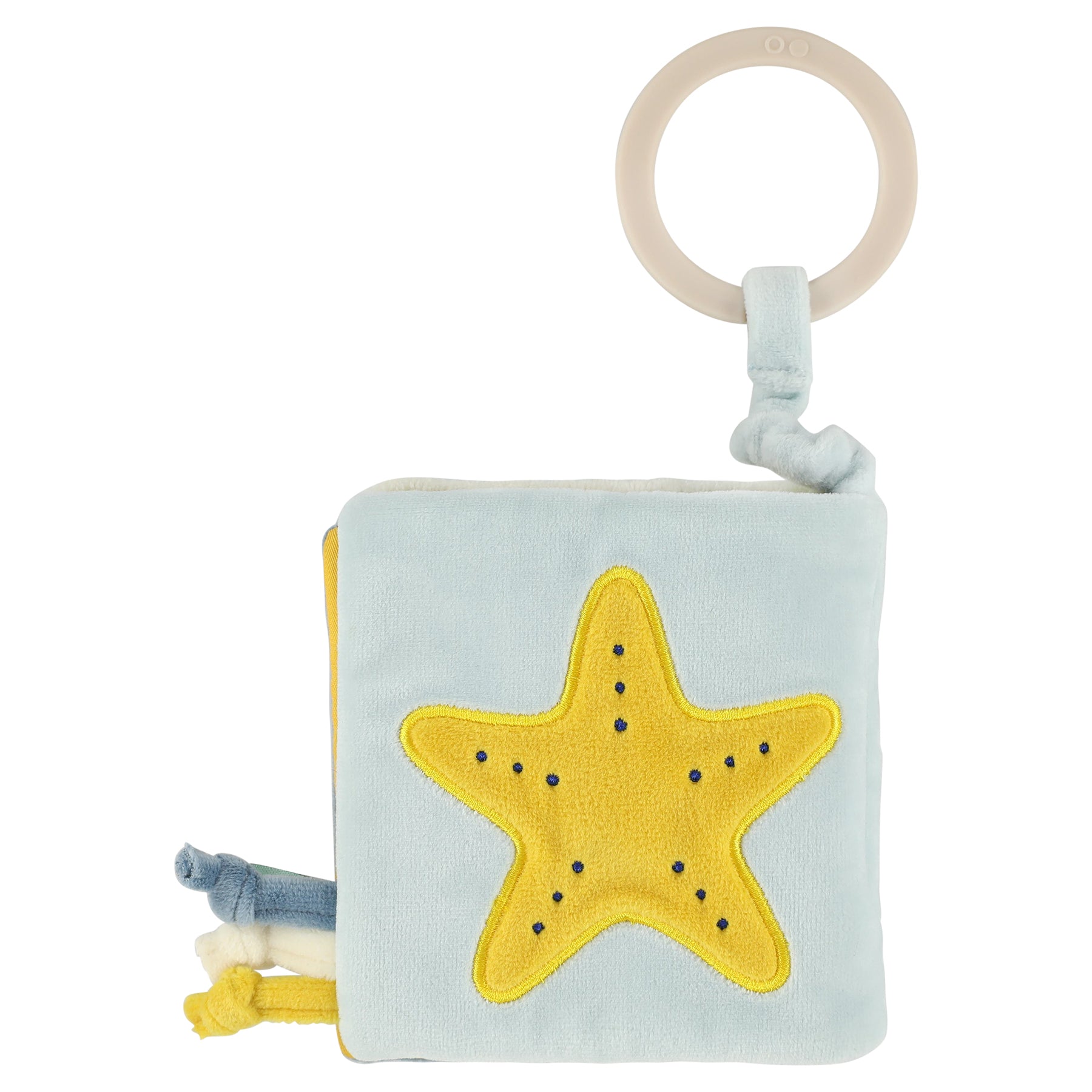 Trixie Baby Jouets pour poussette Mr. Shark livre sensoriel pour poussette
