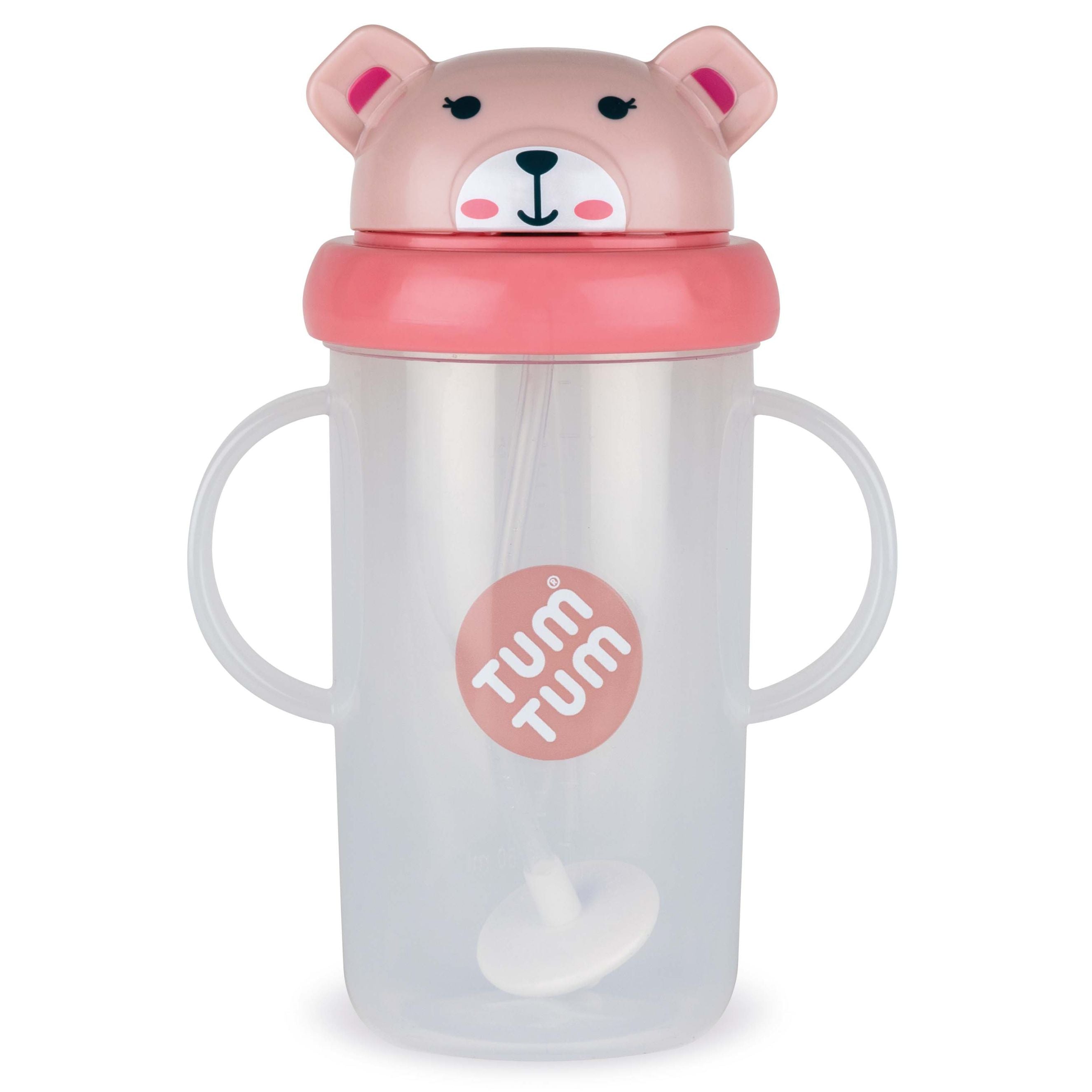 Tum Tum Cups Tall Tippy Up Sippy Cup gobelet Betsy Bear 300 ml à paille lestée