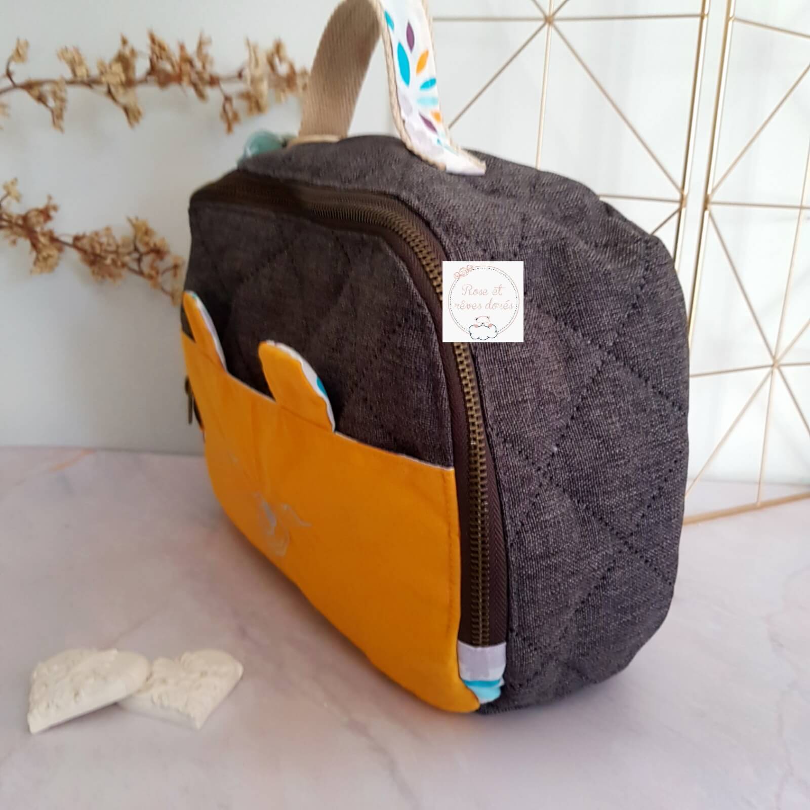 Rose et rêves dorés Sacs divers Valisette Marmelade koala l’Intemporel