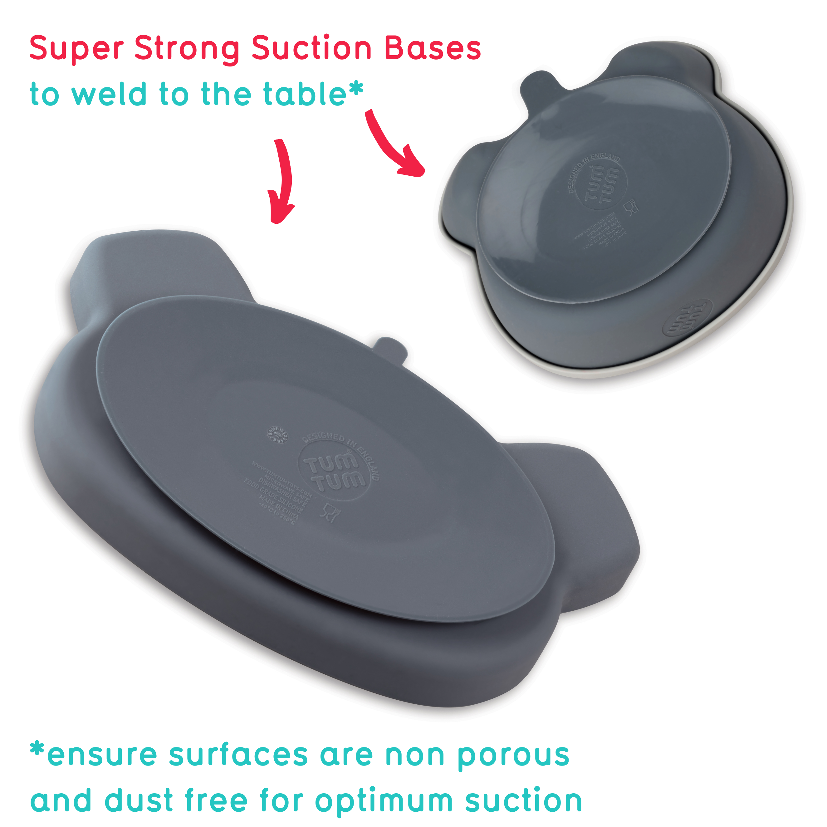 Tum Tum Weaning Baby Weaning Bibs Bundle bavoirs gris repas silicone