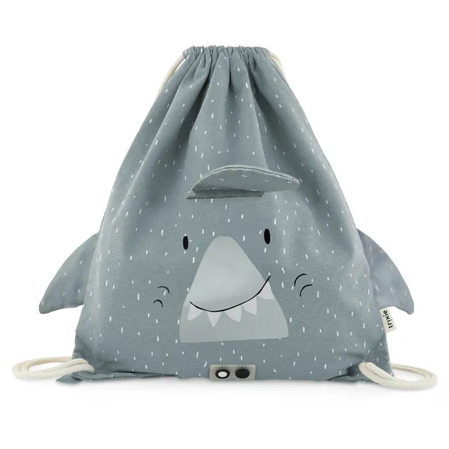 Trixie Baby Sacs à cordon Sac de gym Mr. Shark imperméable