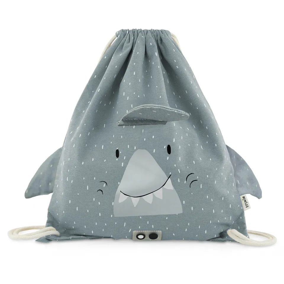 Trixie Baby Sacs à cordon Sac de gym Mr. Shark imperméable