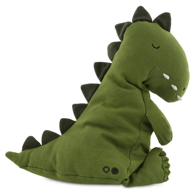 Trixie Baby Premiers jouets Peluche grande Mr. Dino peluche 38 cm coton bio