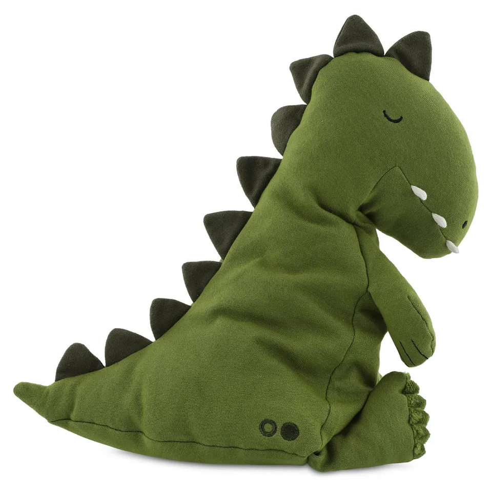 Trixie Baby Premiers jouets Peluche grande Mr. Dino peluche 38 cm coton bio