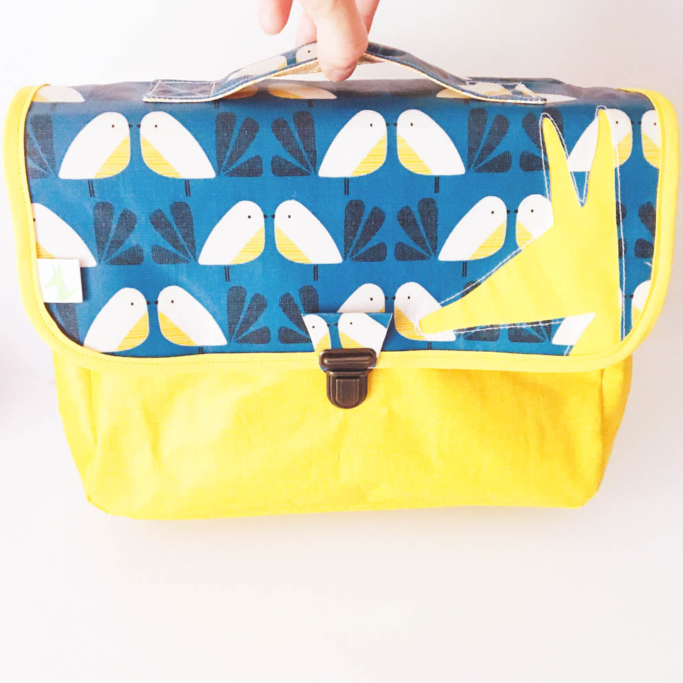PIOLOU Le Cartable Maternelle léger Jaune Birdy cartable imperméable