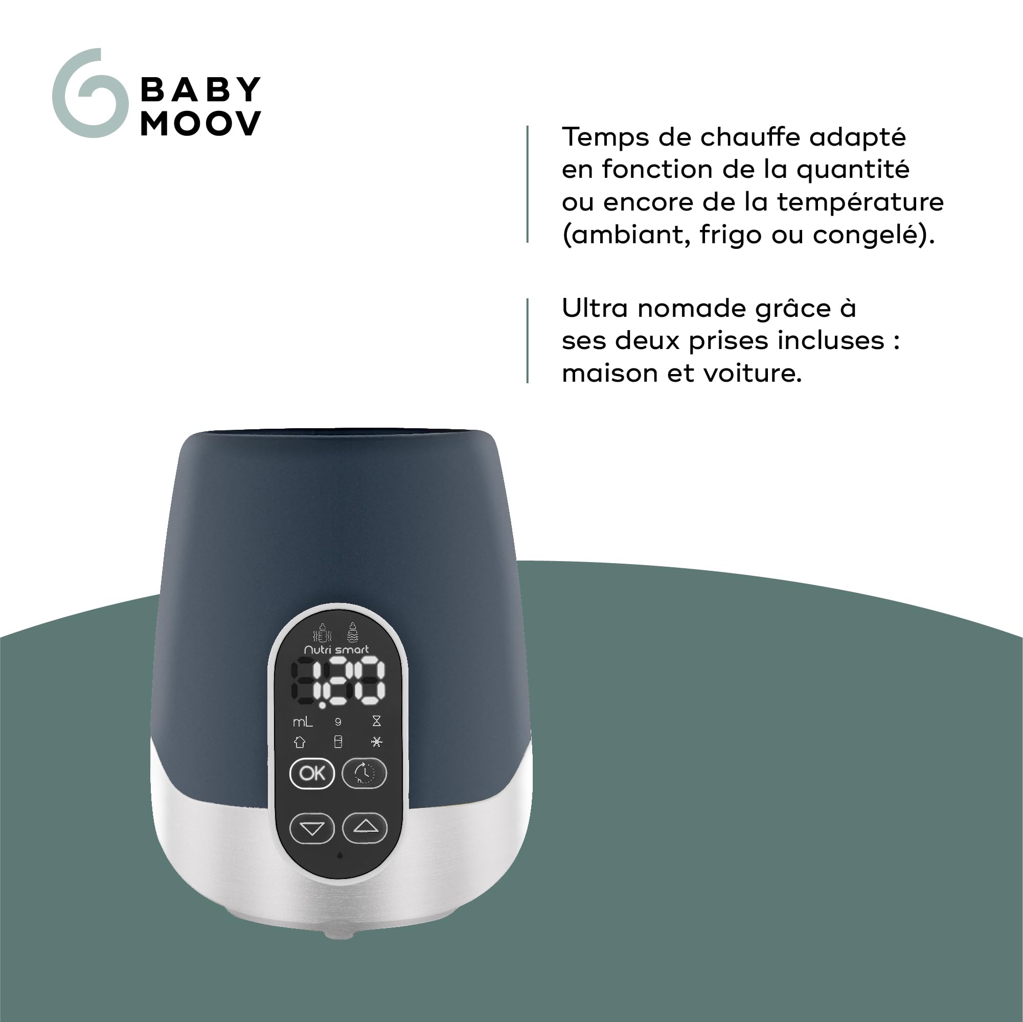 Babymoov Nutribaby / Duo Meal NutriSmart chauffe-biberon maison voiture