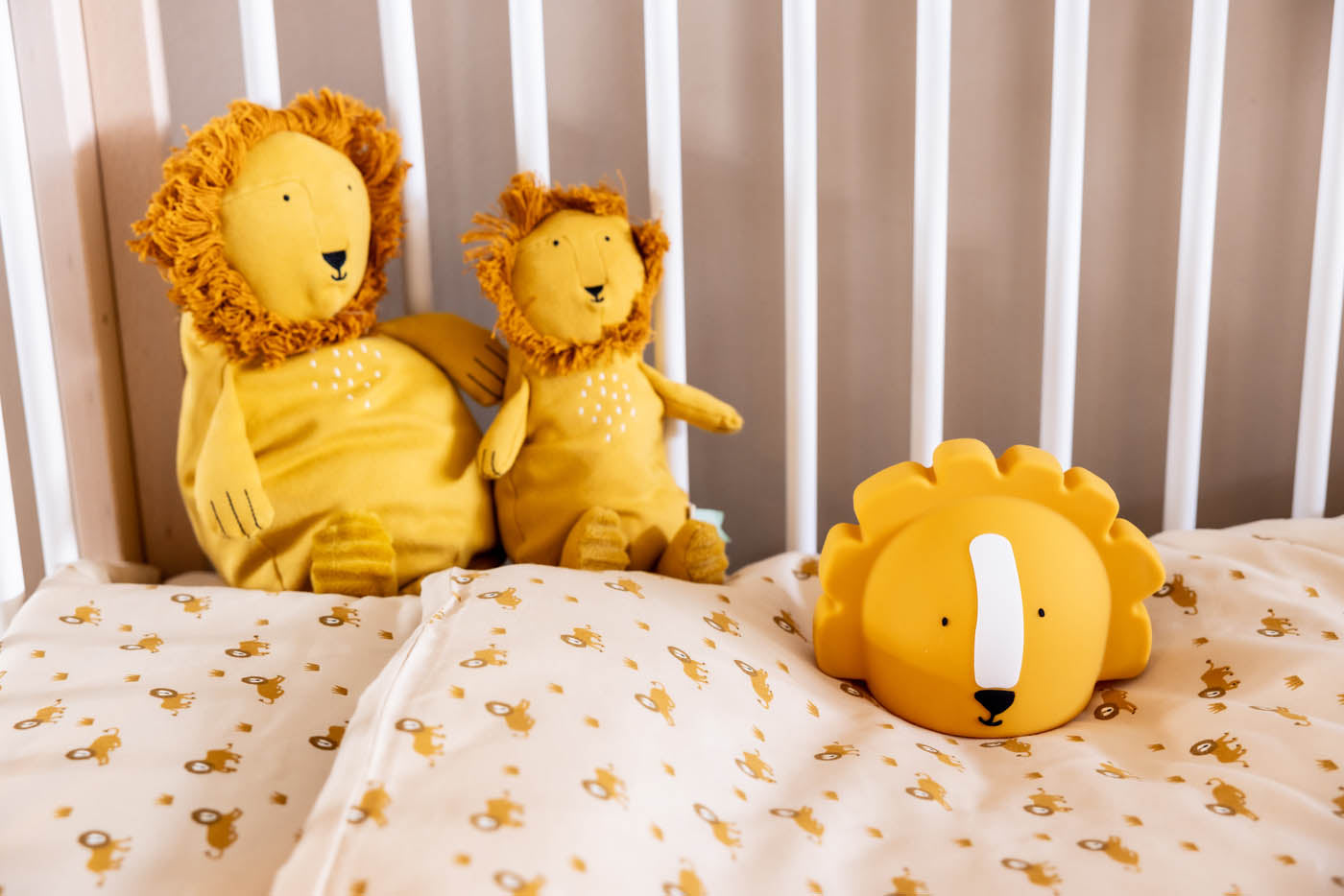 Trixie Baby Veilleuses Veilleuse Mr. Lion rechargeable en silicone