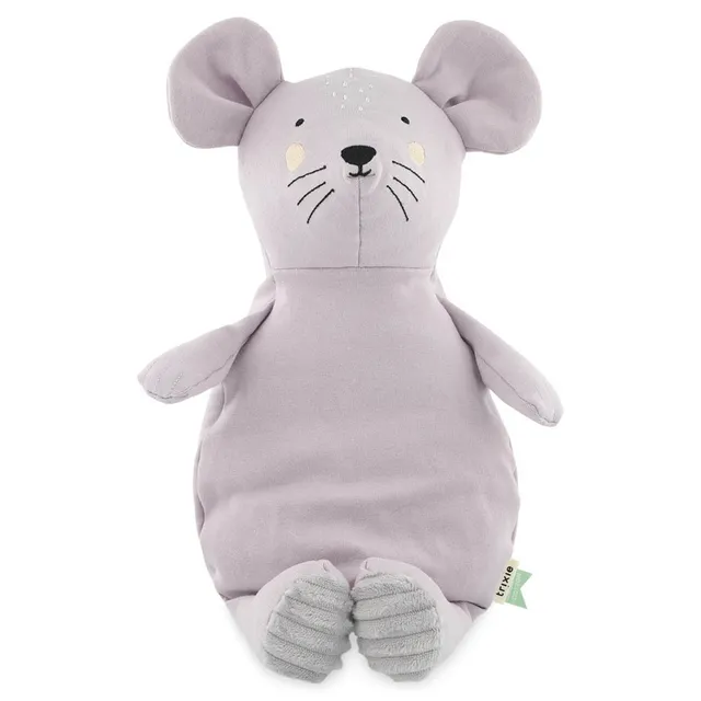 Trixie Baby Premiers jouets Peluche grande Mrs. Mouse coton bio