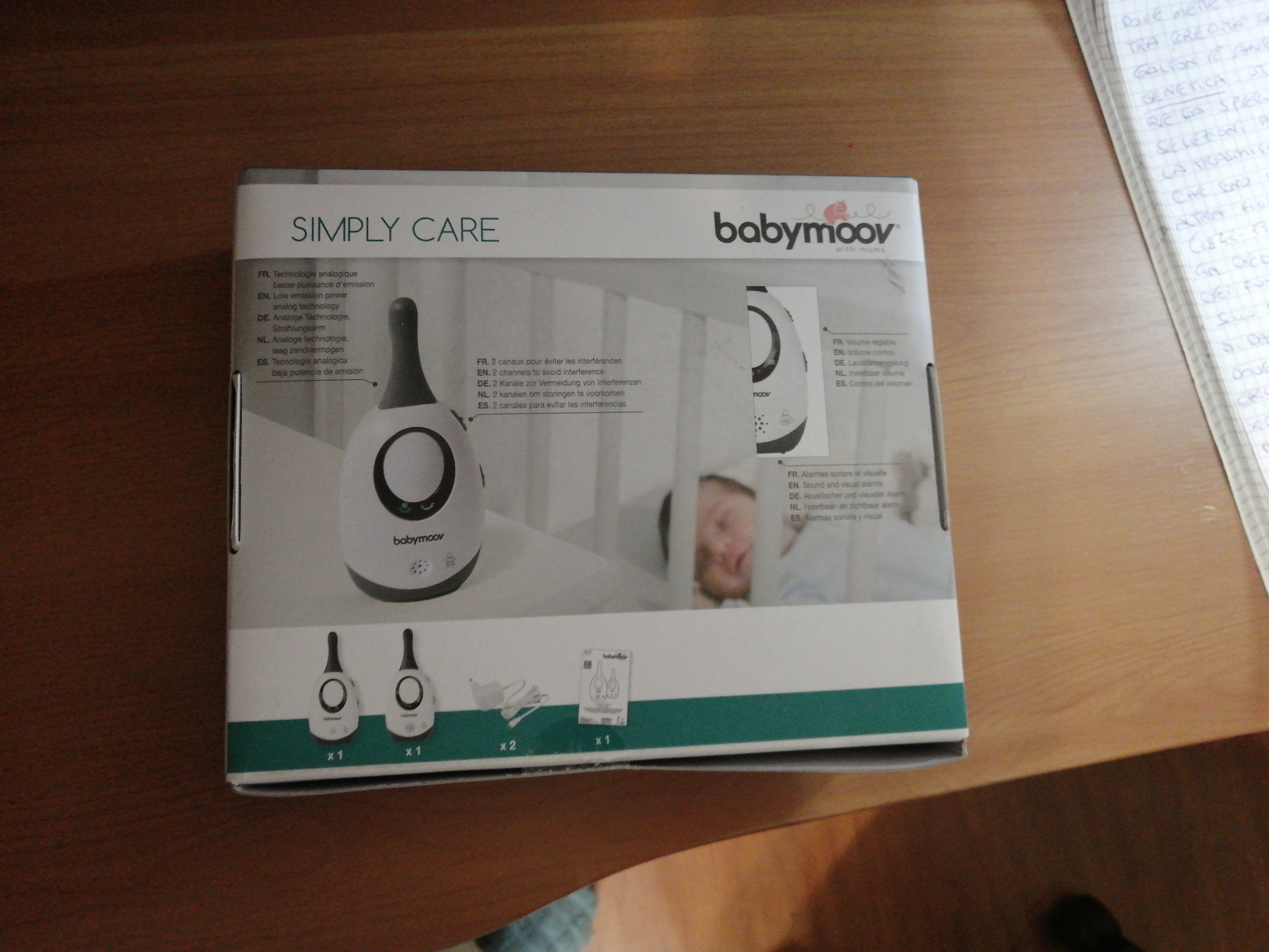 Babymoov YOO Simply Care babyphone audio portée 300 m