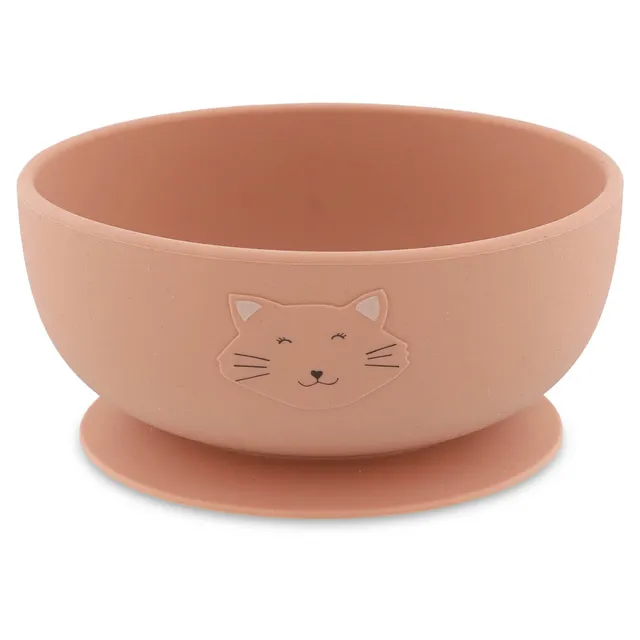 Trixie Baby Vaisselle Mrs. Cat bol en silicone avec ventouse