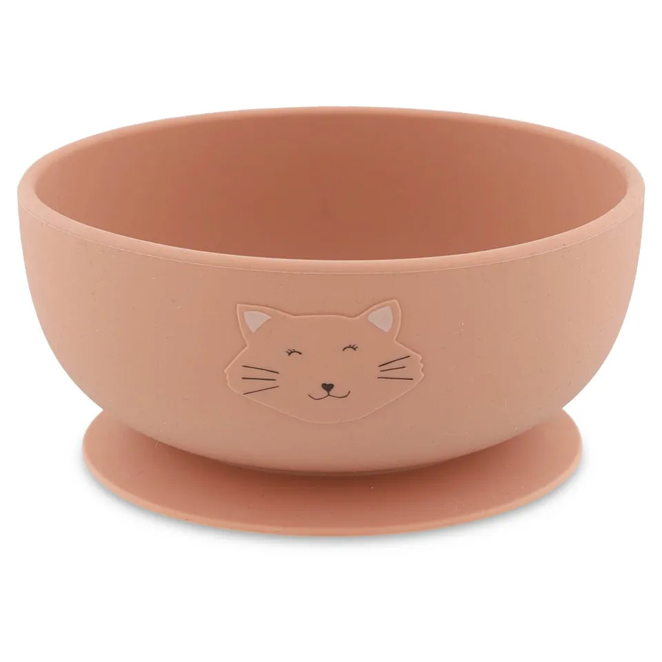 Trixie Baby Vaisselle Mrs. Cat bol en silicone avec ventouse
