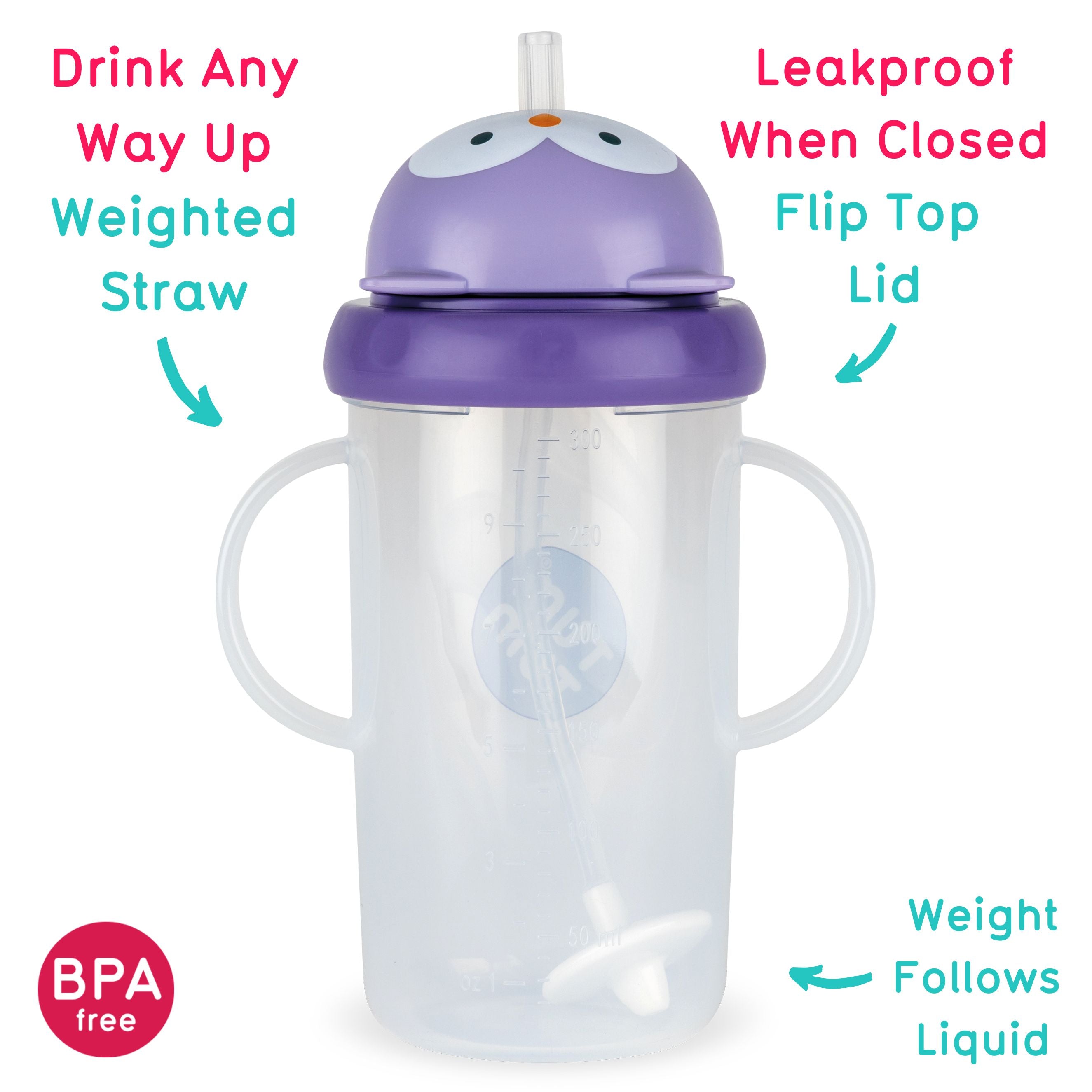 Tum Tum Cups Tall Tippy Up Cups 300ml Series 3 Bundle E gobelet paille