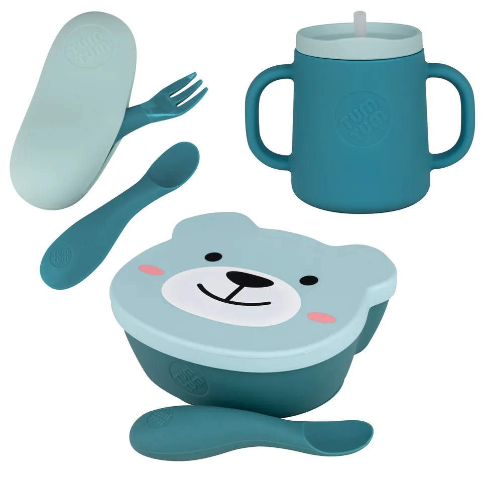 Tum Tum Weaning Starter Baby Weaning Bundle Boris Bear repas bébé