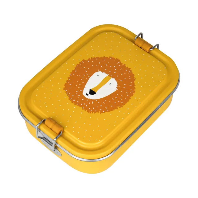 Trixie Baby Boîtes à goûter et boîtes repas Boîte repas petite Mr. Lion en acier inoxydable