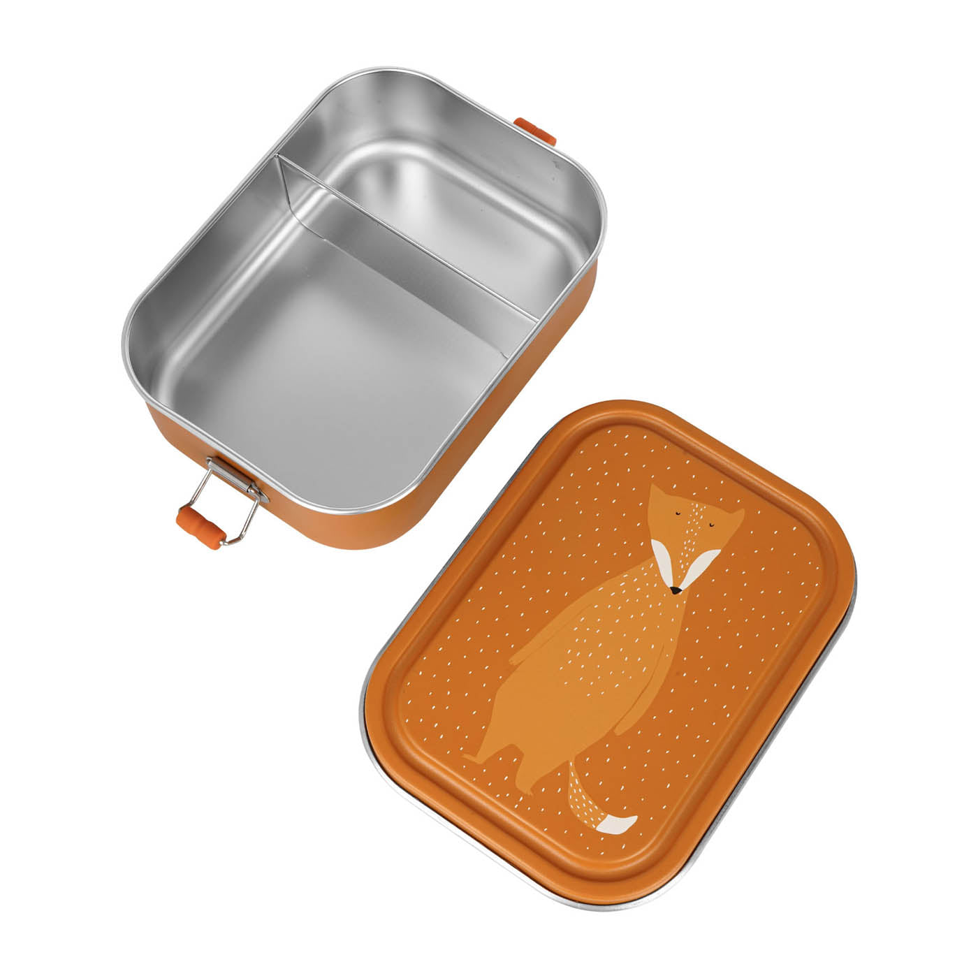 Trixie Baby Boîtes à goûter et boîtes repas Boîte repas grande Mr. Fox inox