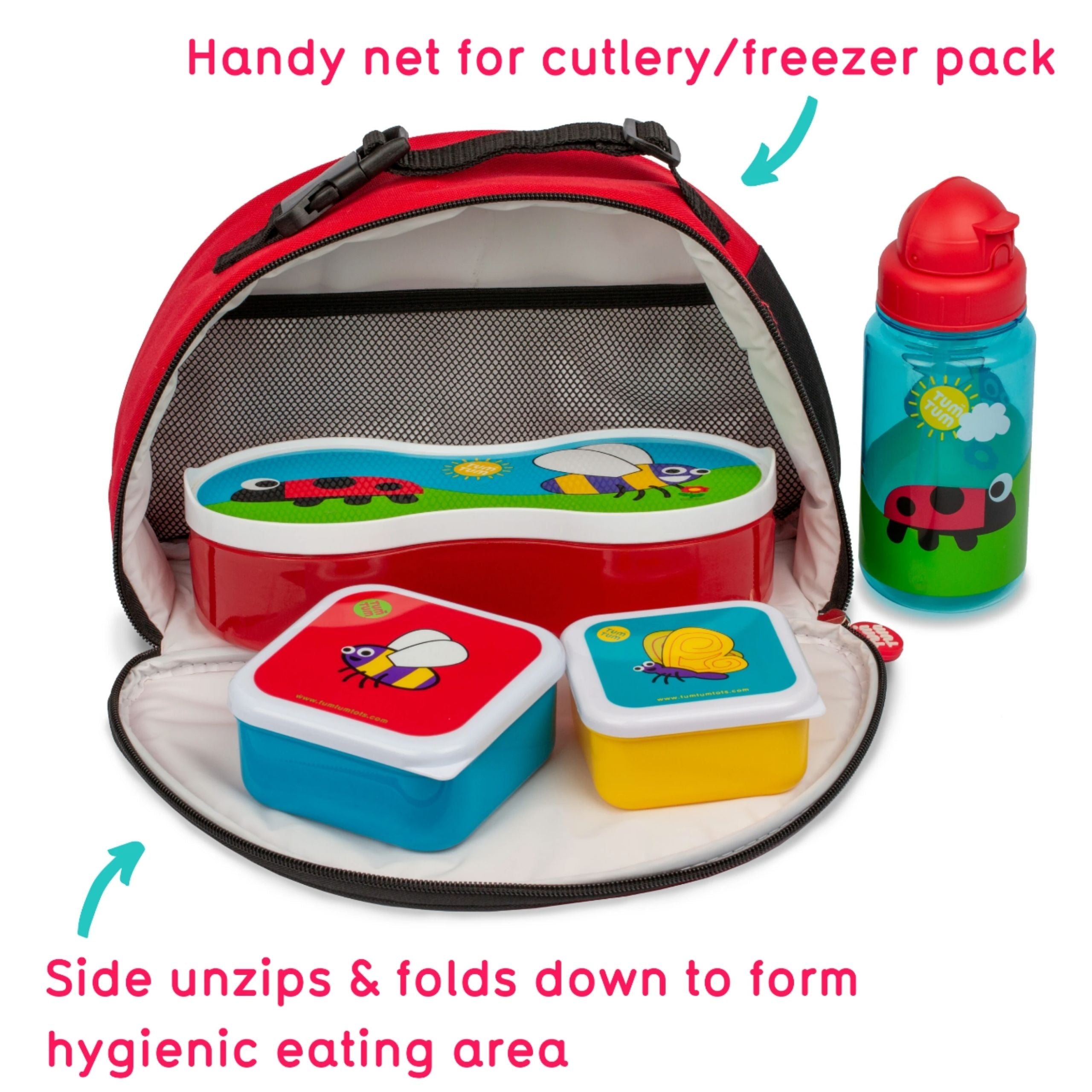 Tum Tum Lunch Bags Kids Lunch Bag Lucy Ladybird sac repas enfant isotherme