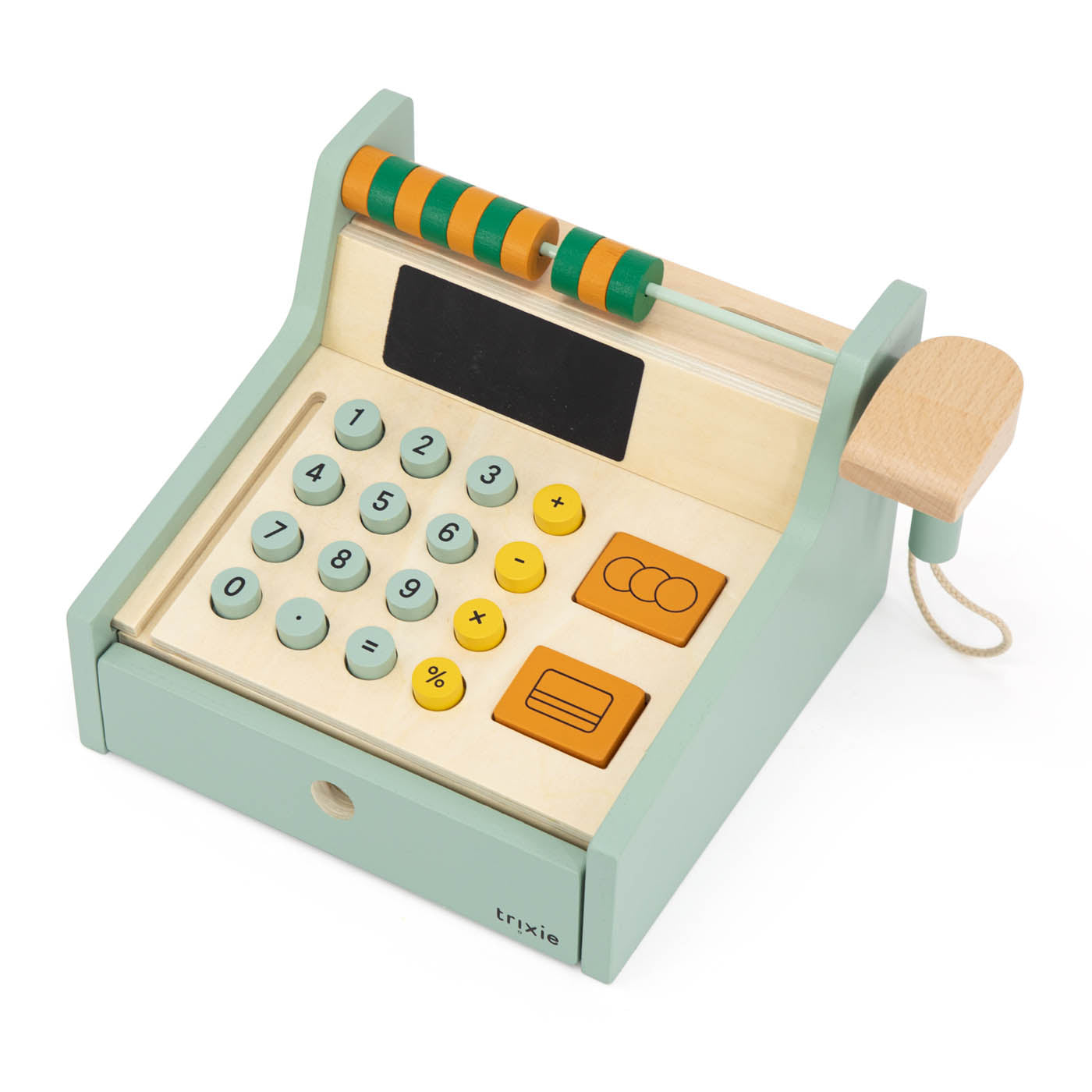 Trixie Baby Jeu symbolique Caisse enregistreuse et ses accessoires en bois