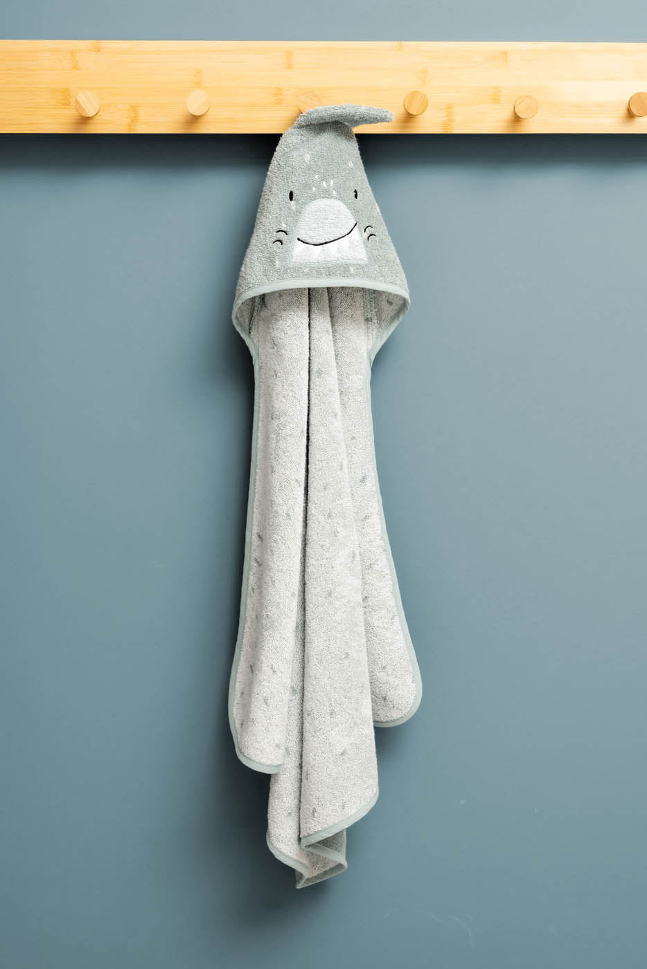 Trixie Baby Capes de bain Mr. Shark cape de bain 70 x 130 cm coton bio