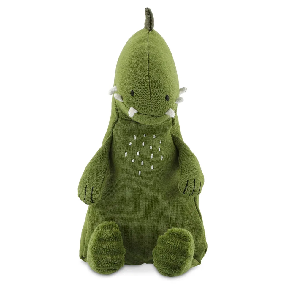 Trixie Baby Premiers jouets Mr. Dino petite peluche 26 cm coton bio