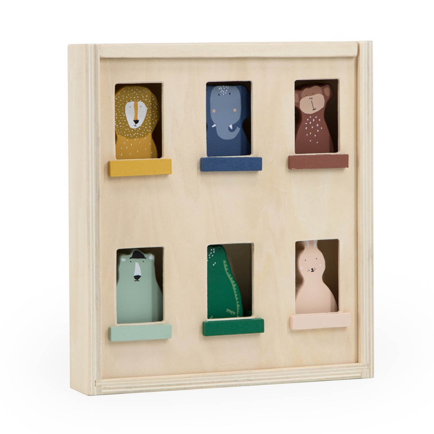 Trixie Baby Jeu symbolique Appartement en bois animaux