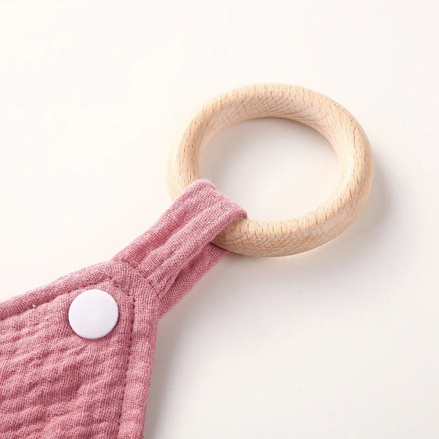 Baby-Crea Doudou personnalisé doudou serviette bleu marine en hêtre