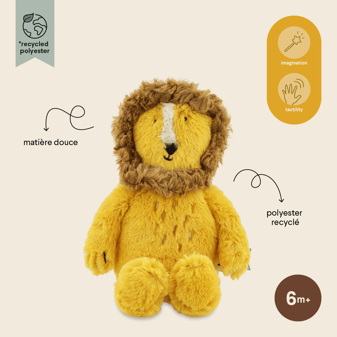 Trixie Baby Premiers jouets Mr. Lion peluche bébé