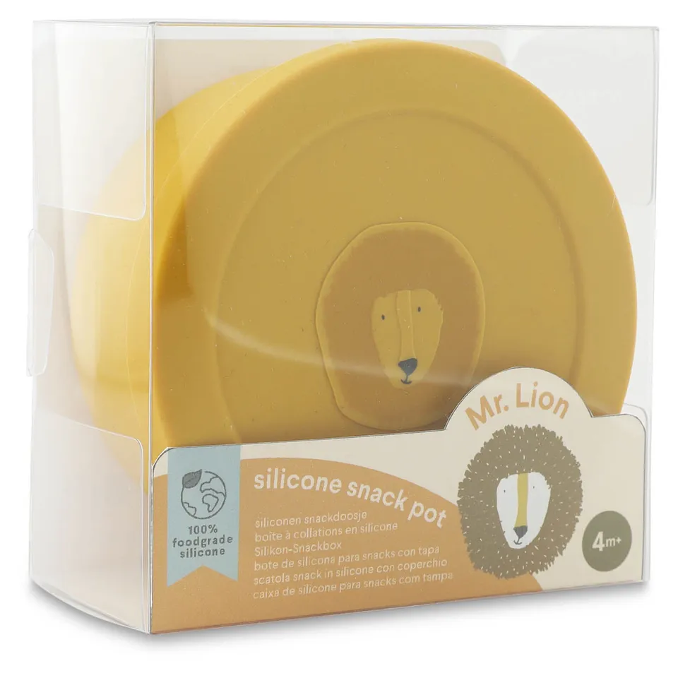 Trixie Baby Boîtes à goûter Mr. Lion silicone