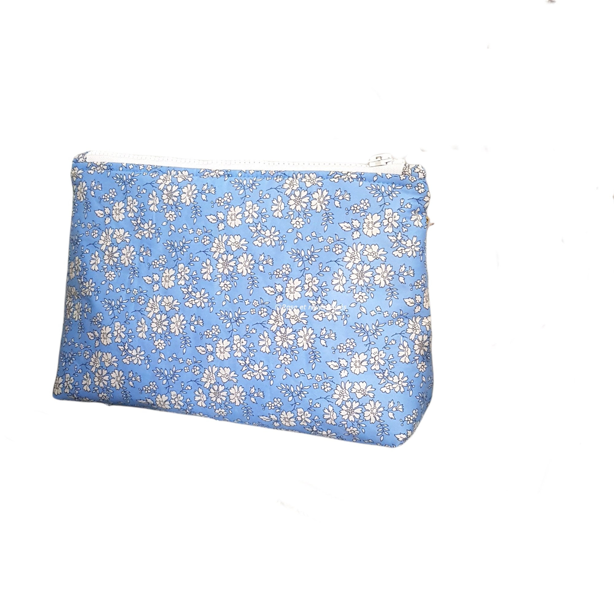 Rose et rêves dorés Trousses de toilette Macaron taille M trousse de toilette en coton