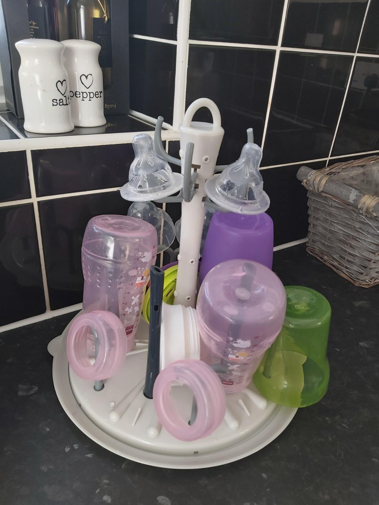 Babymoov Nutribaby Duo Meal égouttoir à biberons compact 6 biberons