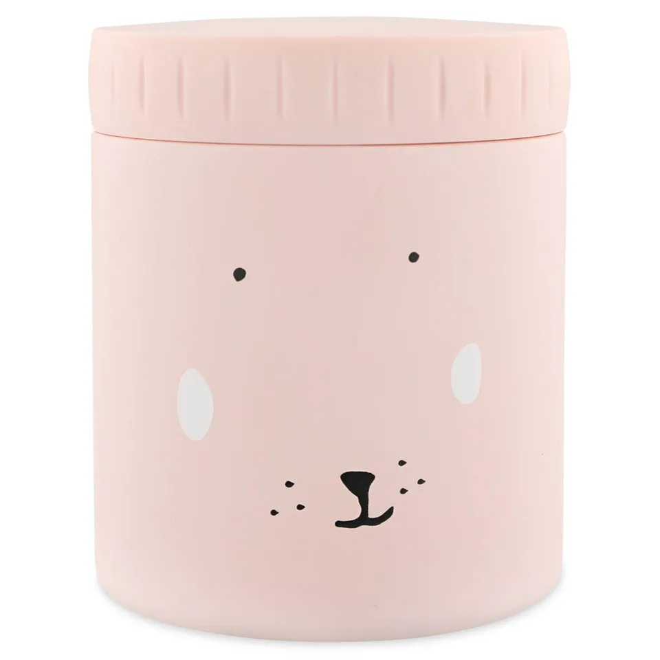 Trixie Baby Boîtes à goûter isothermes Pot alimentaire 350 ml Mrs. Rabbit inox