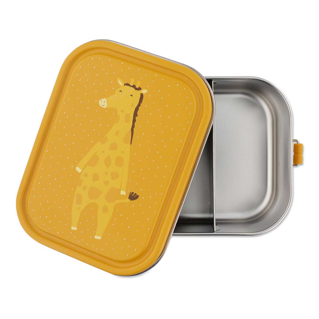 Trixie Baby Mr. Giraffe grande boîte repas inox avec compartiment