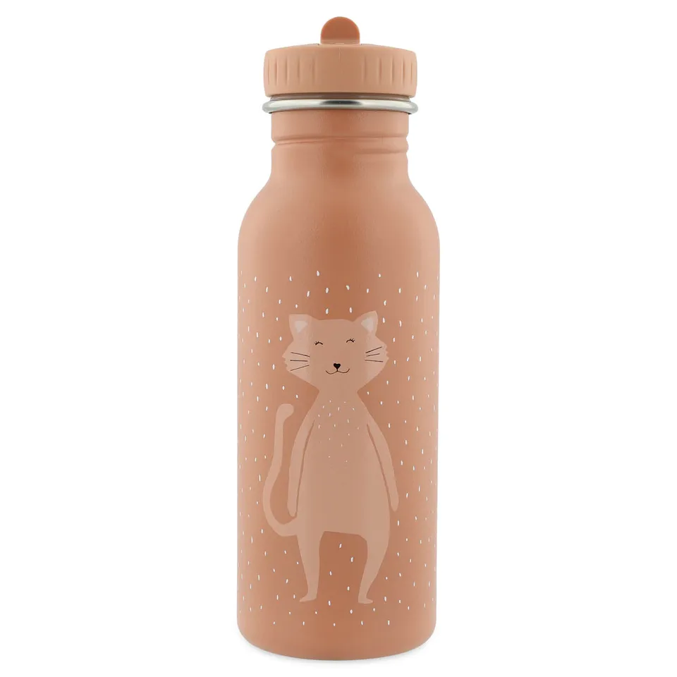 Trixie Baby En déplacement Gourde 500ml Mrs. Cat en acier inoxydable