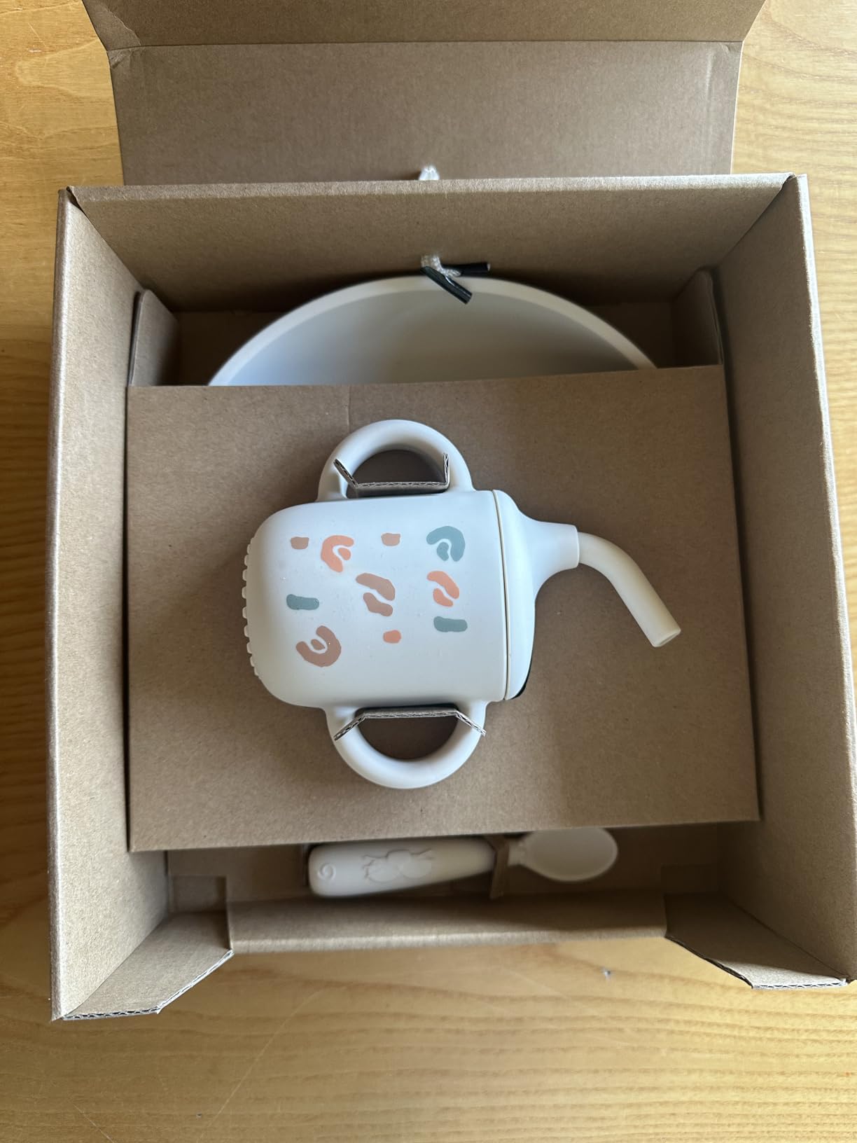 Babymoov Comme Un Grand coffret repas bébé beige terracotta silicone