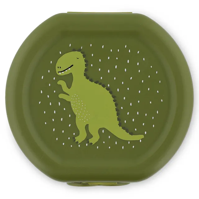 Trixie Baby Boîtes à goûter et boîtes repas Mr. Dino boîtes à goûter à clip 2 pièces