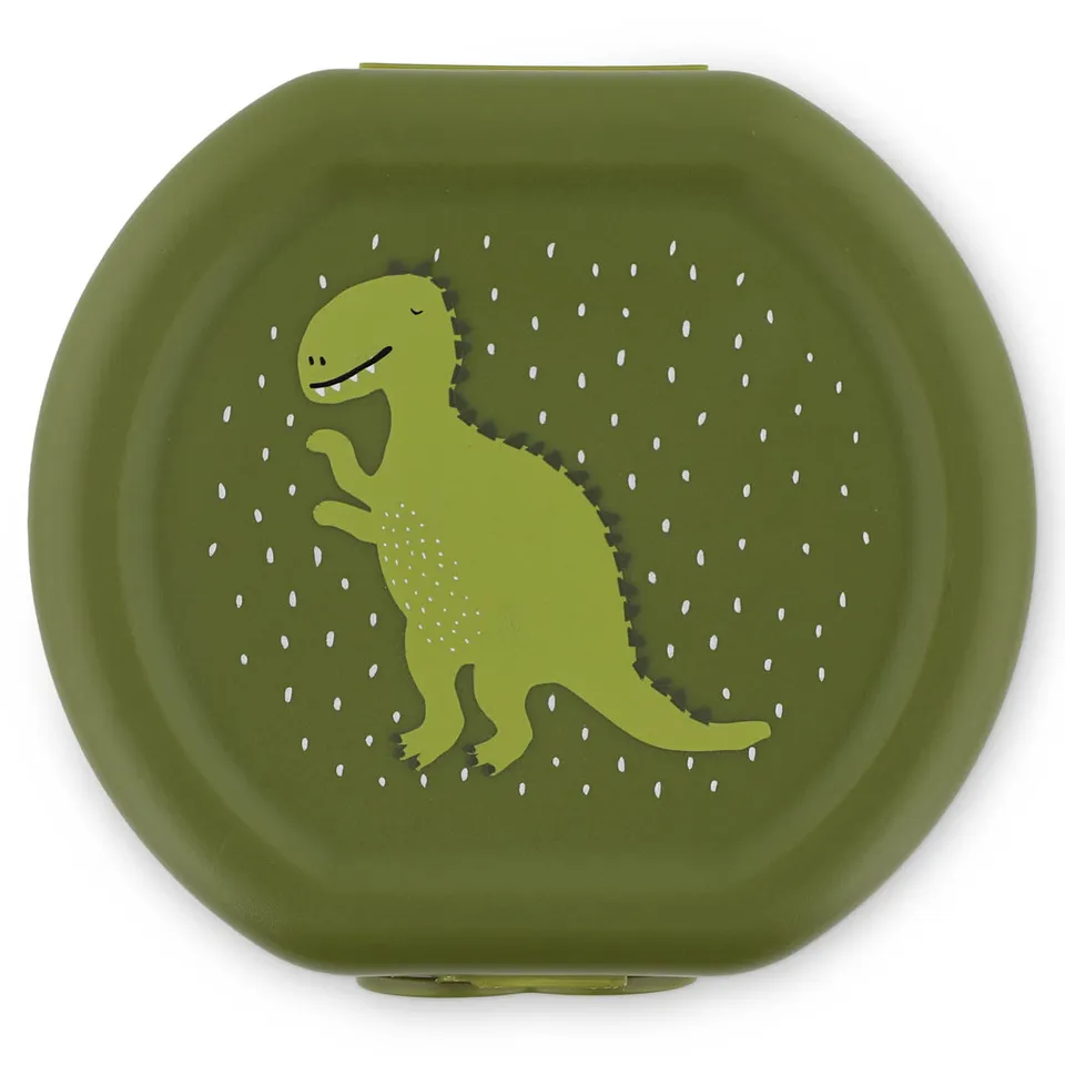 Trixie Baby Boîtes à goûter et boîtes repas Mr. Dino boîtes à goûter à clip 2 pièces