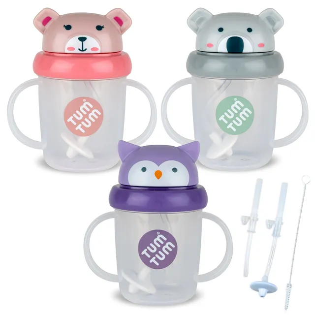 Tum Tum Cups Tippy Up Cups Series 3 Bundle C tasse à paille lestée
