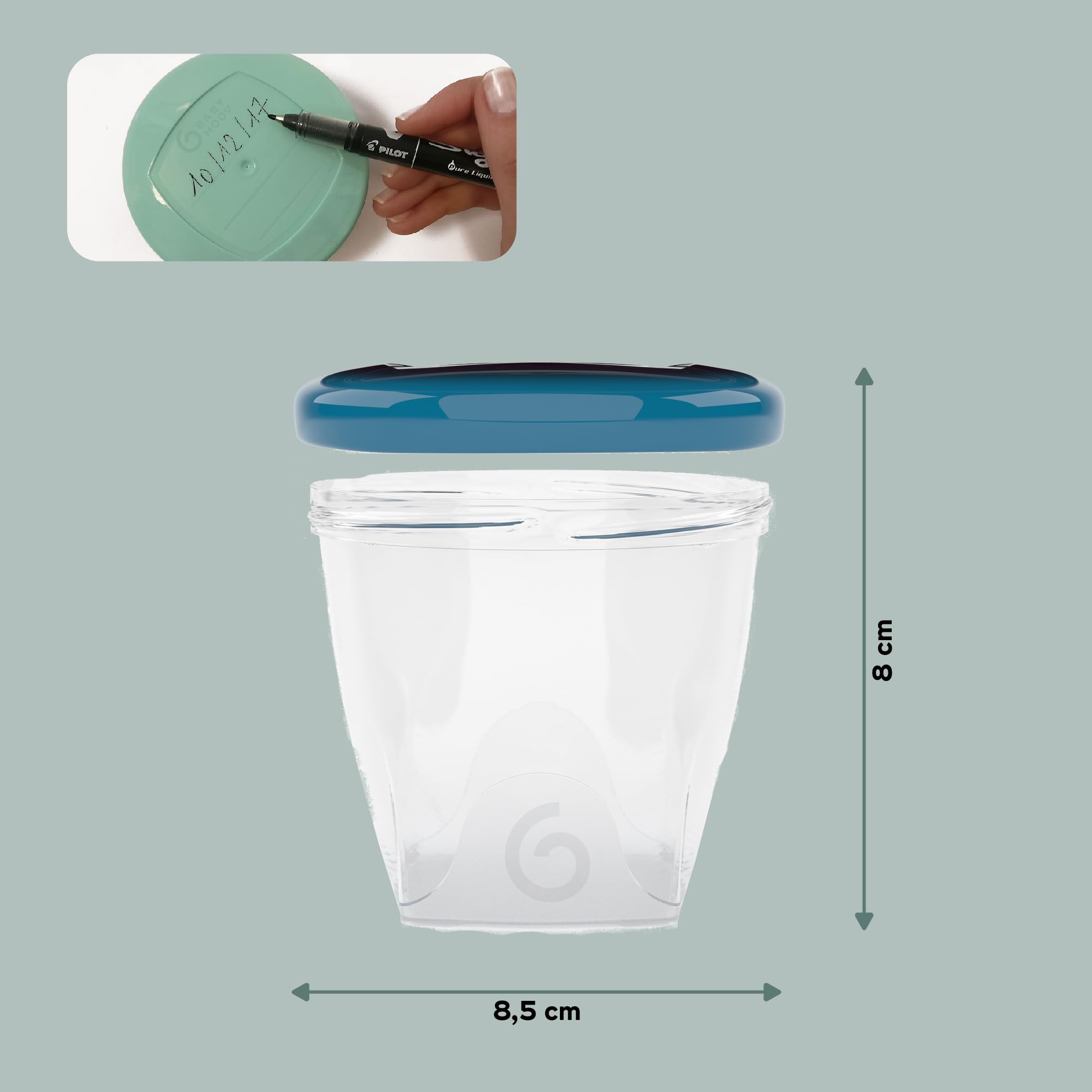 Babymoov Isy / Babybols pots de conservation bébé 6 x 250 ml hermétiques
