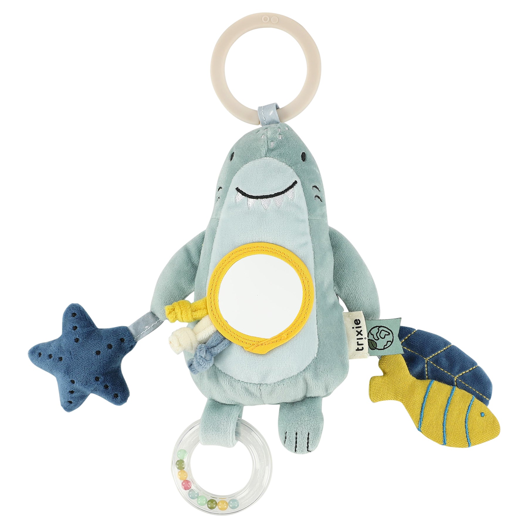 Trixie Baby Jouets d'activités jouet d’activités à suspendre Mr. Shark