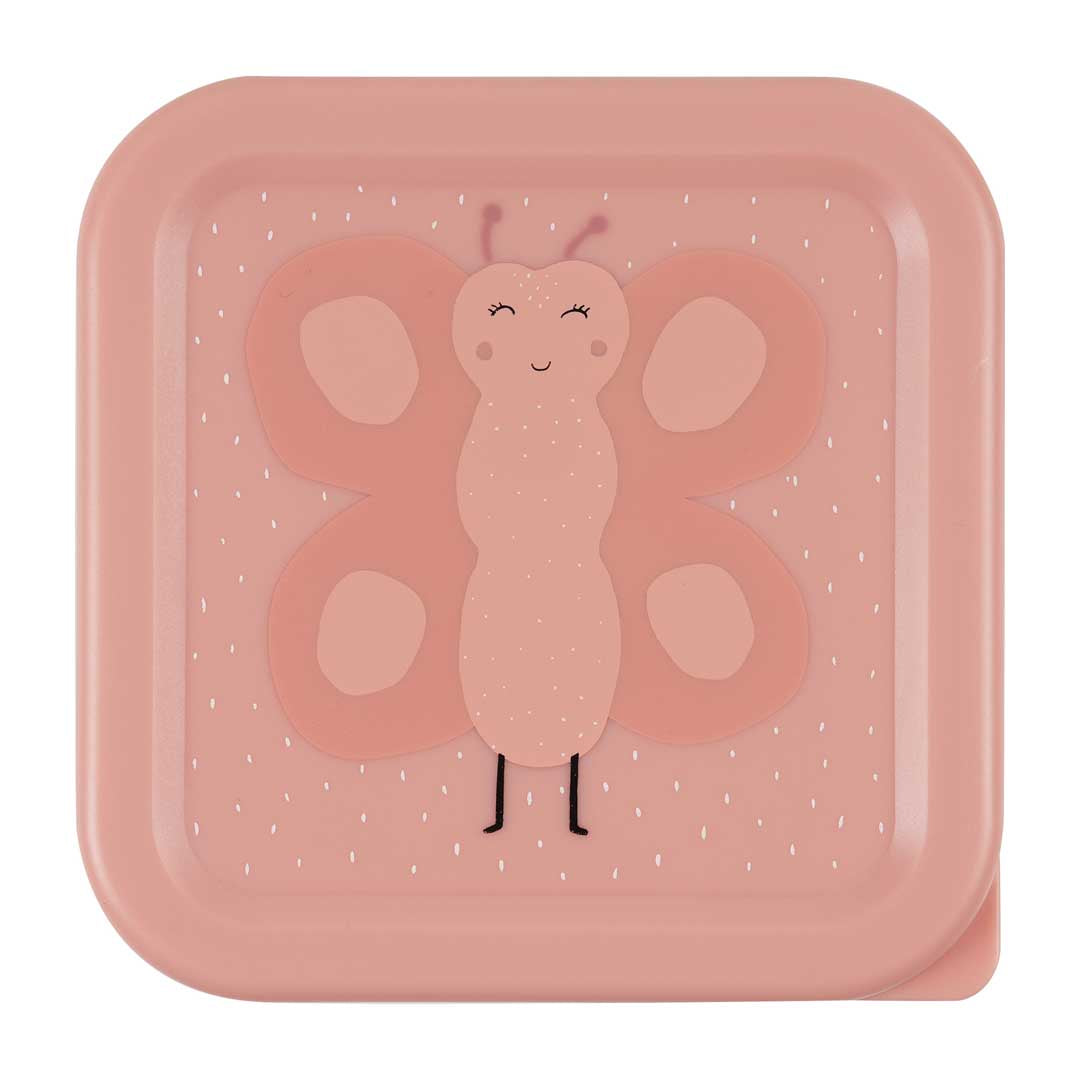 Trixie Baby Boîtes à goûter et boîtes repas Mrs. Butterfly 3 boîtes