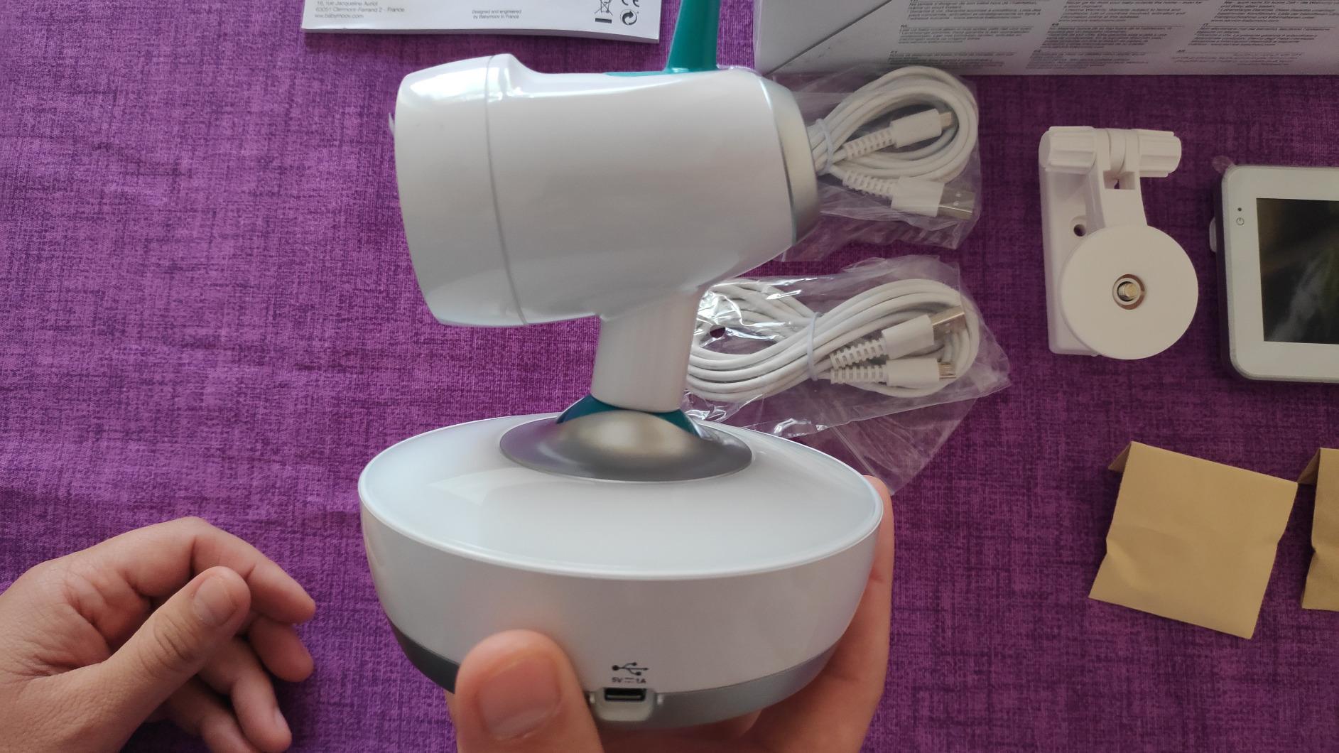 Babymoov YOO Moov babyphone vidéo caméra motorisée, écran 4,3 pouces