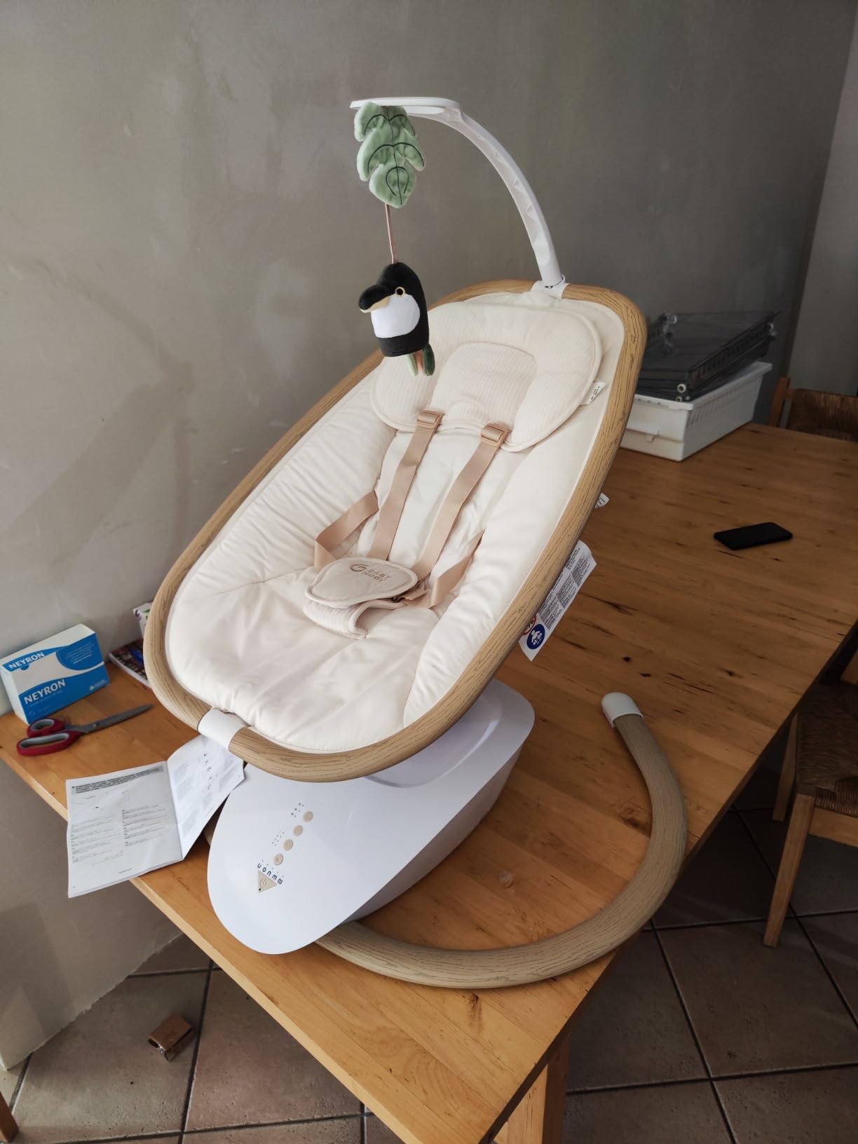 Babymoov Swoon Hoop balancelle électrique bébé Sand