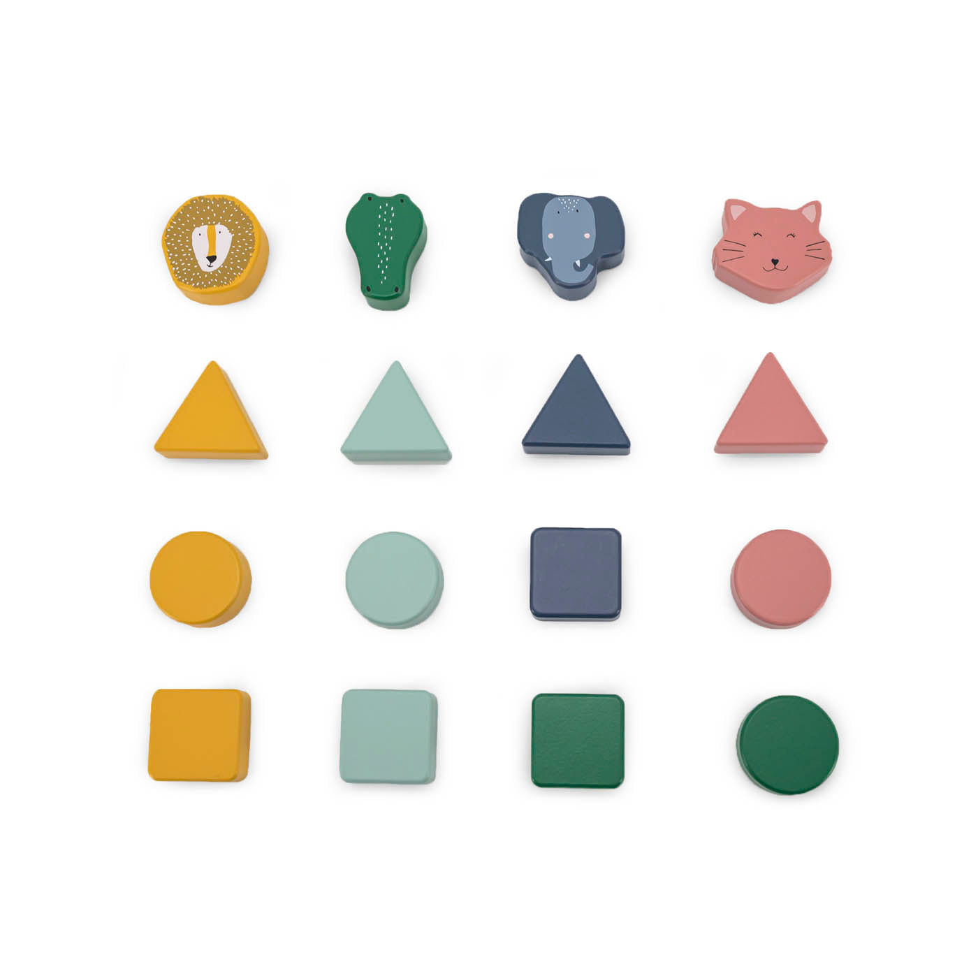 Trixie Baby Jouets d'activités Boîte à formes en bois jouet éducatif