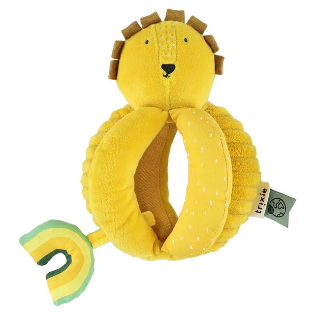Trixie Baby Jouets d'activités Balle de préhension - Mr. Lion jouet sensoriel doux